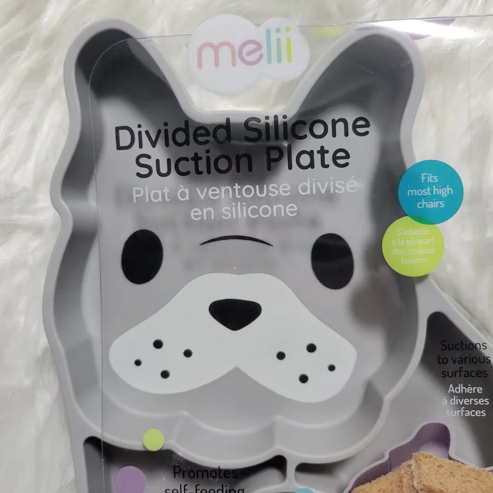 Melli French Bulldog Divided Silicone Suction Plate